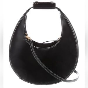 Staud Mini Moon Bag in Black